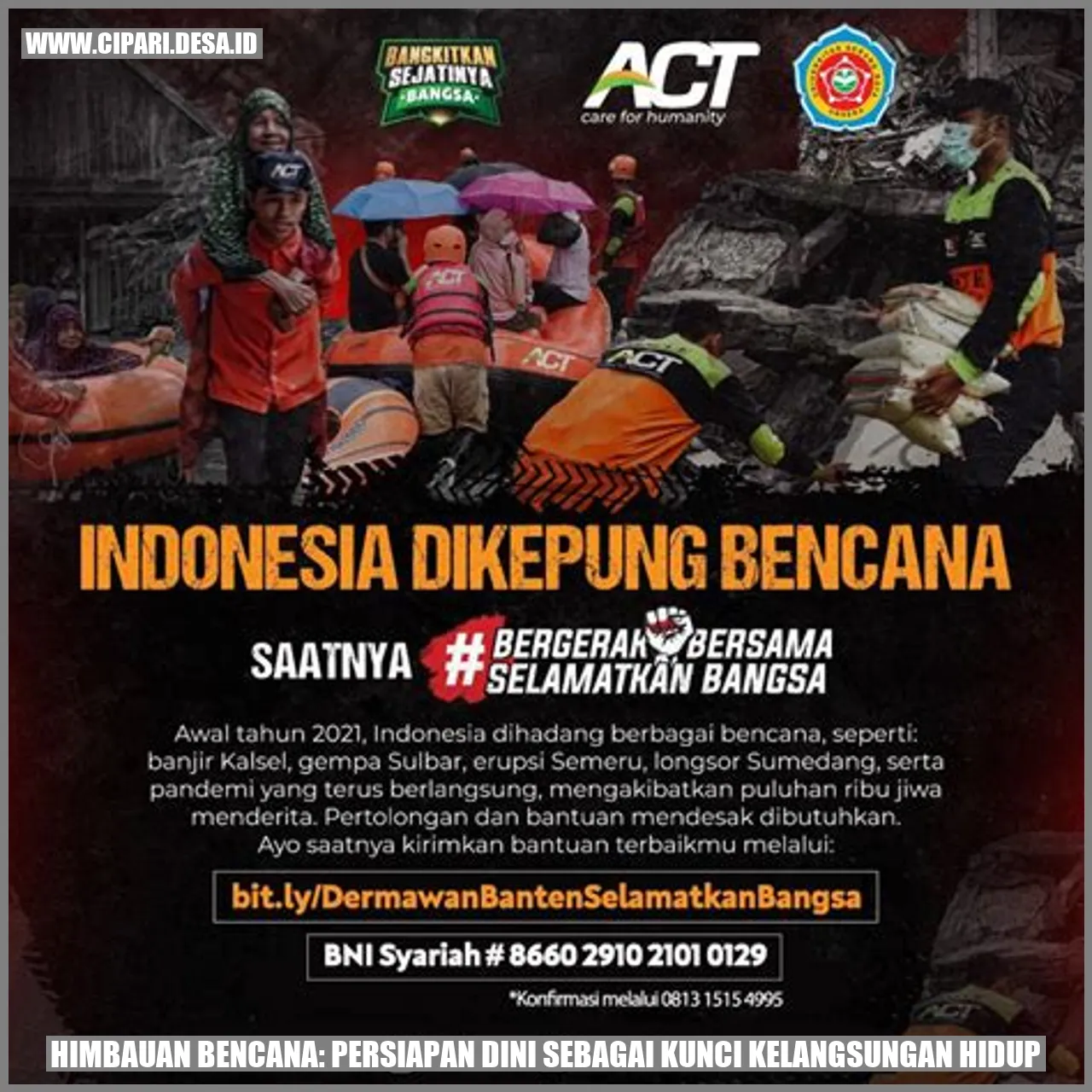 Himbauan Bencana: Persiapan Dini sebagai Kunci Kelangsungan Hidup