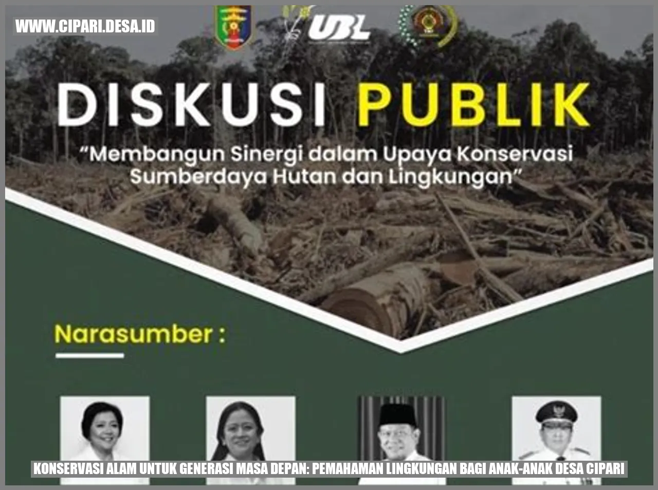 Konservasi Alam untuk Generasi Masa Depan: Pemahaman Lingkungan bagi Anak-anak Desa Cipari