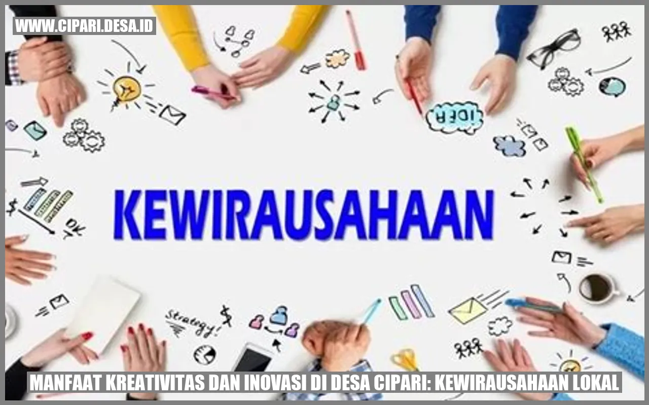 Manfaat Kreativitas dan Inovasi di Desa Cipari