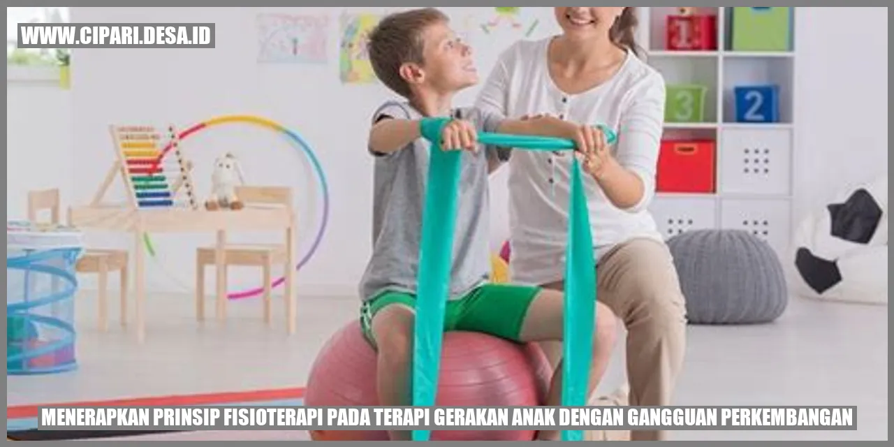Gambar anak berlatih fisioterapi