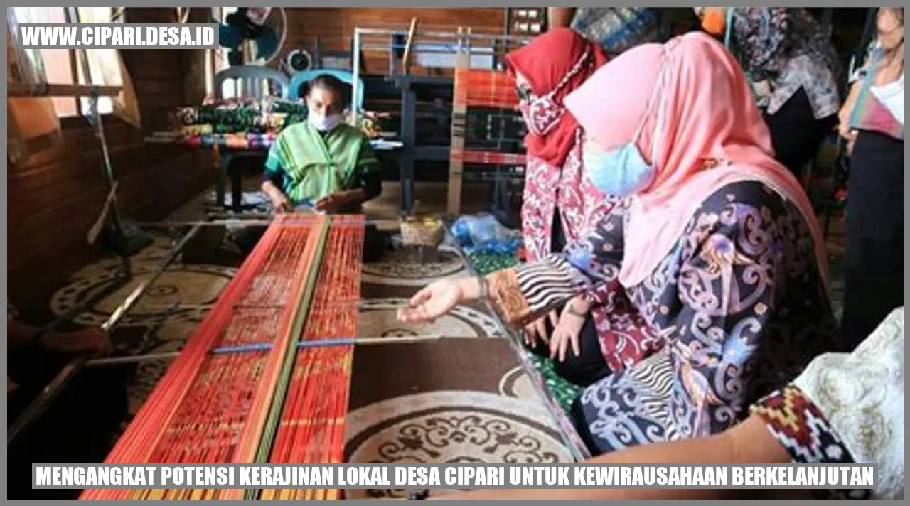 Potensi Kerajinan Lokal Desa Cipari