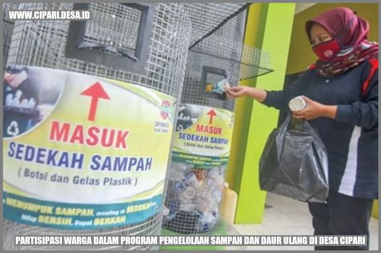 Partisipasi Warga dalam Program Pengelolaan Sampah dan Daur Ulang di Desa Cipari