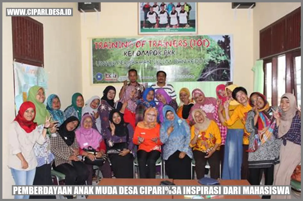 Pemberdayaan Anak Muda Desa Cipari