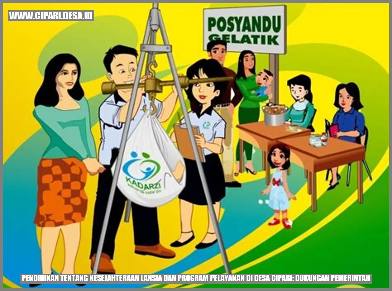 Pendidikan tentang Kesejahteraan Lansia dan Program Pelayanan di Desa Cipari: Dukungan Pemerintah