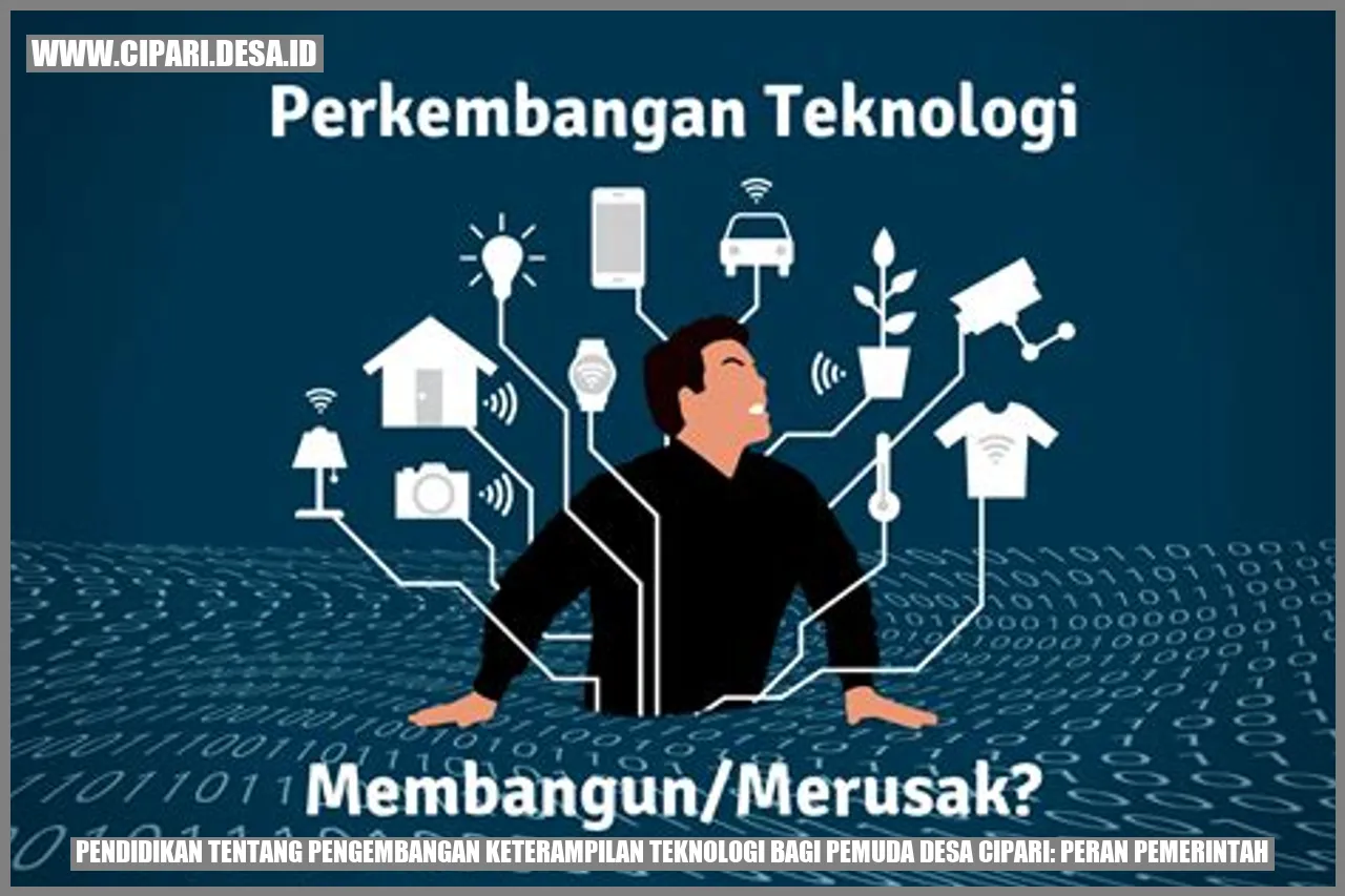 Pendidikan tentang Pengembangan Keterampilan Teknologi bagi Pemuda Desa cipari: Peran Pemerintah