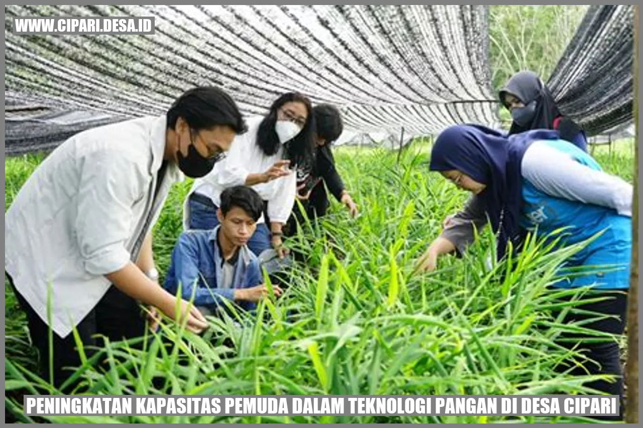 Peningkatan Kapasitas Pemuda dalam Teknologi Pangan di Desa Cipari