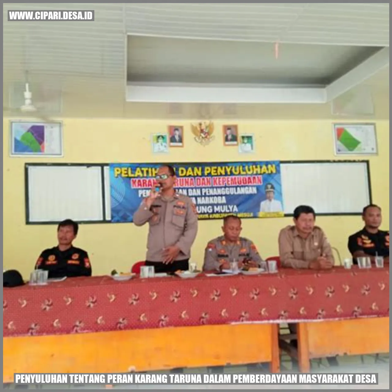 Ilustrasi Karang Taruna dalam kegiatan pemberdayaan masyarakat desa