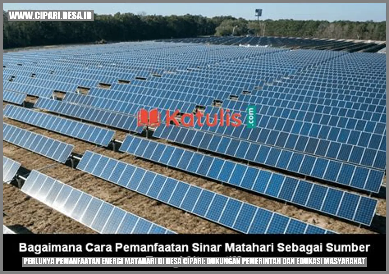 Pemanfaatan Energi Matahari