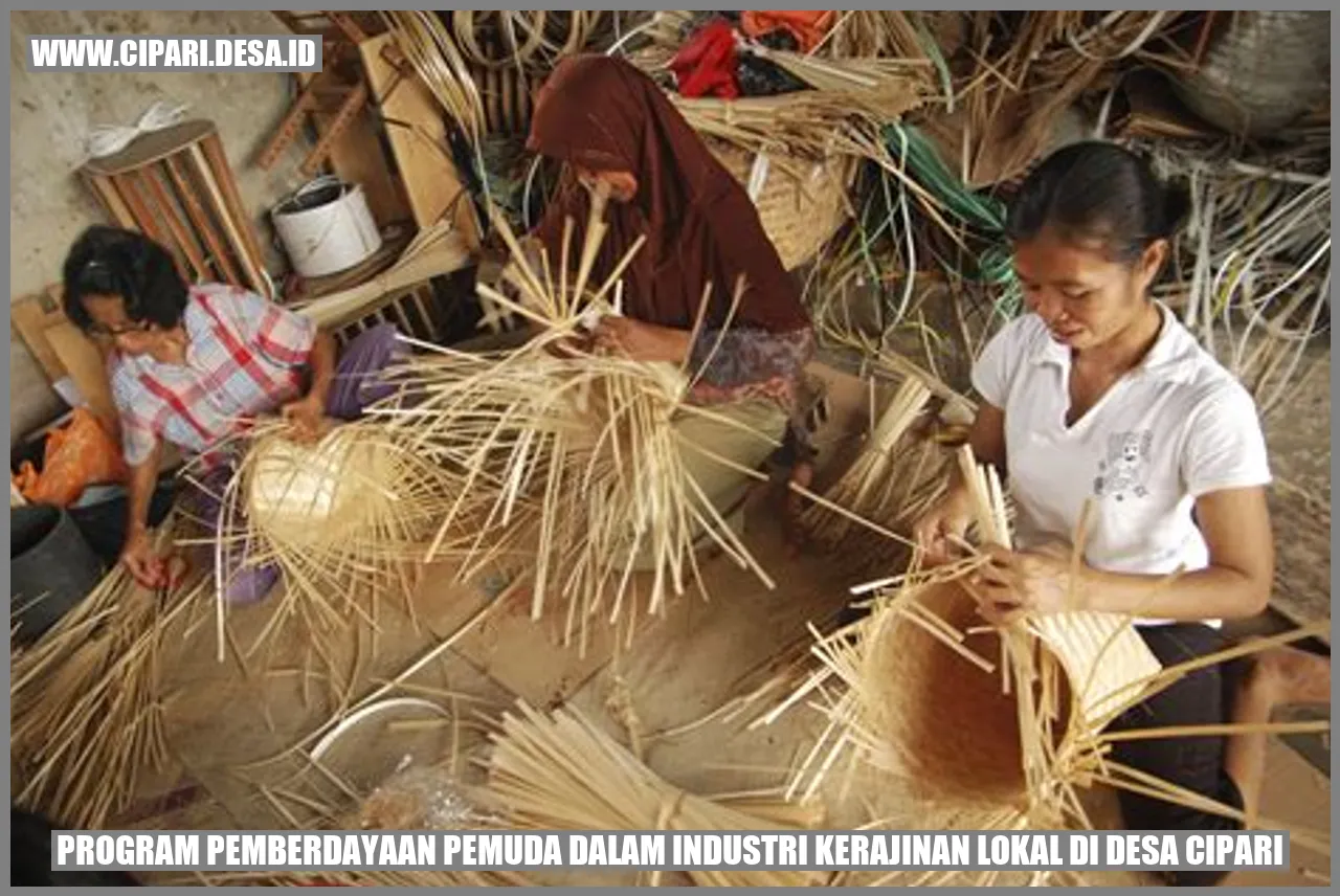 Program Pemberdayaan Pemuda dalam Industri Kerajinan Lokal di Desa Cipari