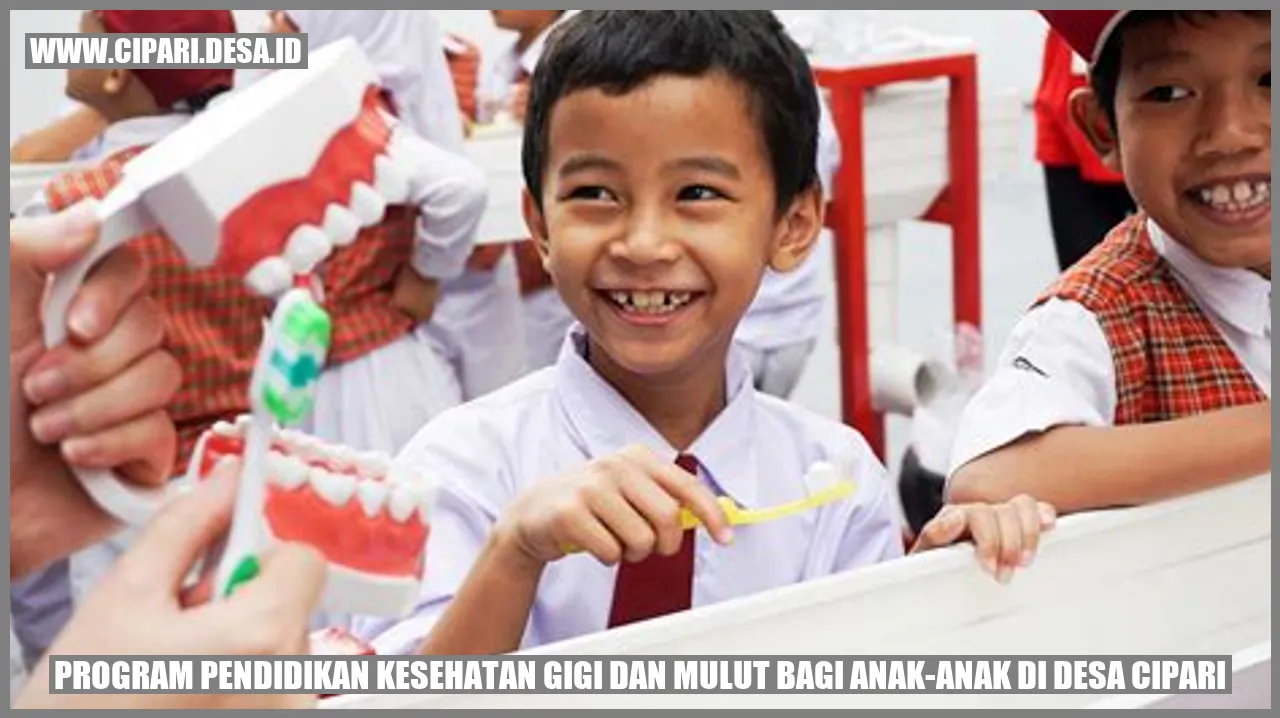 Program Pendidikan Kesehatan Gigi dan Mulut bagi Anak-anak di Desa Cipari
