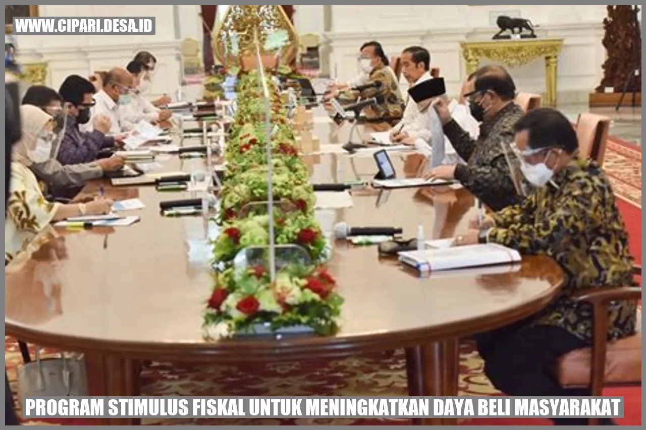 Ilustrasi Program Stimulus Fiskal untuk Meningkatkan Daya Beli Masyarakat