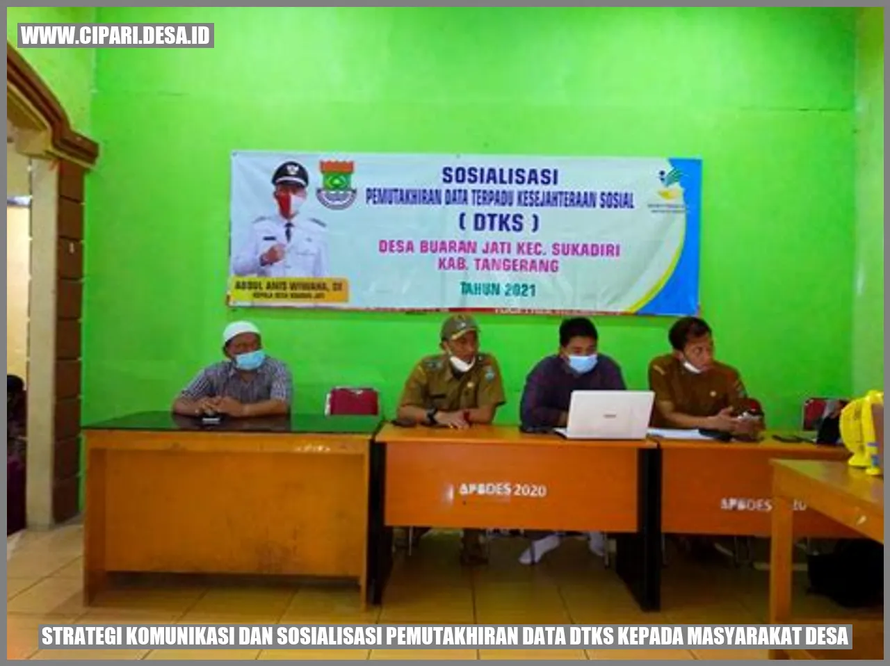 Gambar Strategi Komunikasi dan Sosialisasi Pemutakhiran Data DTKS kepada Masyarakat Desa